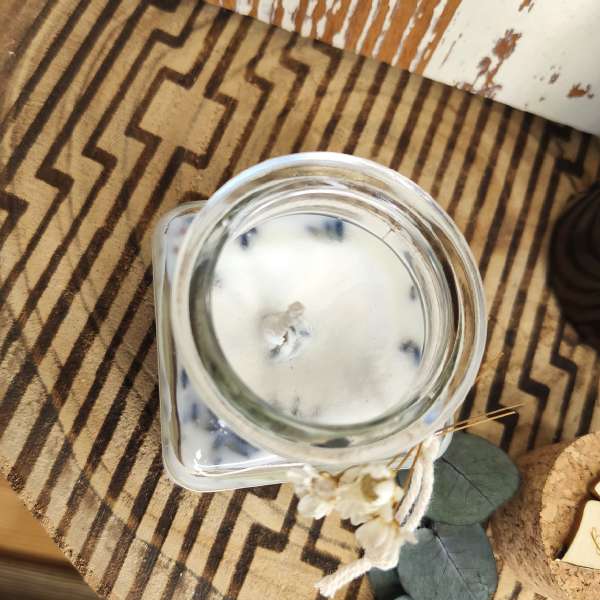 Candela Naturale Personalizzata in Cera di Soia – EcoFattoArt